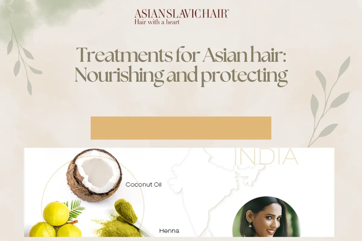 Treatments for Asian hair nourishing and protecting.
