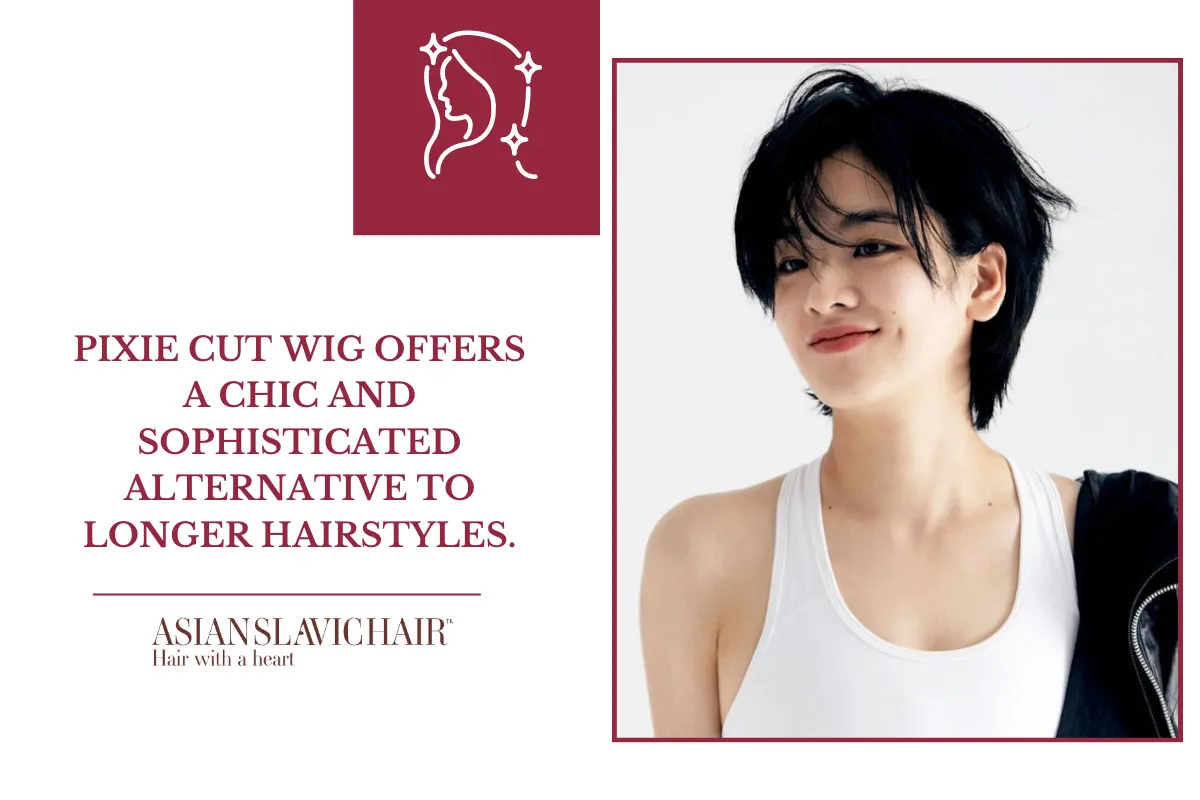Pixie Cut Wig offers a chic and sophisticated alternative to longer hairstyles.