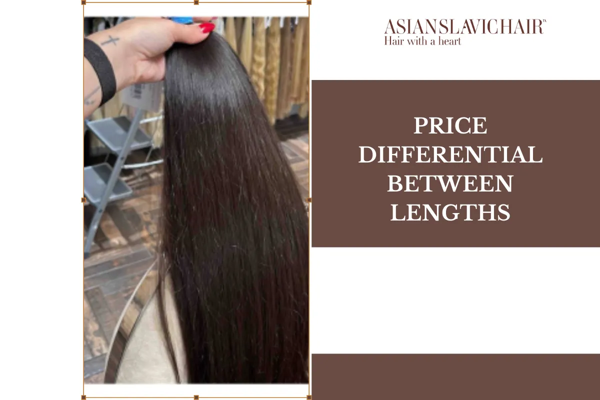 Price differential between lengths.