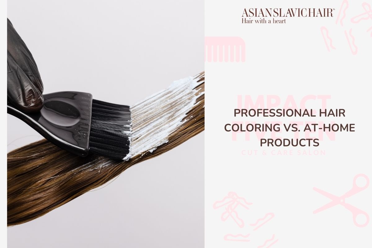 Professional Hair Coloring vs. At-Home Products