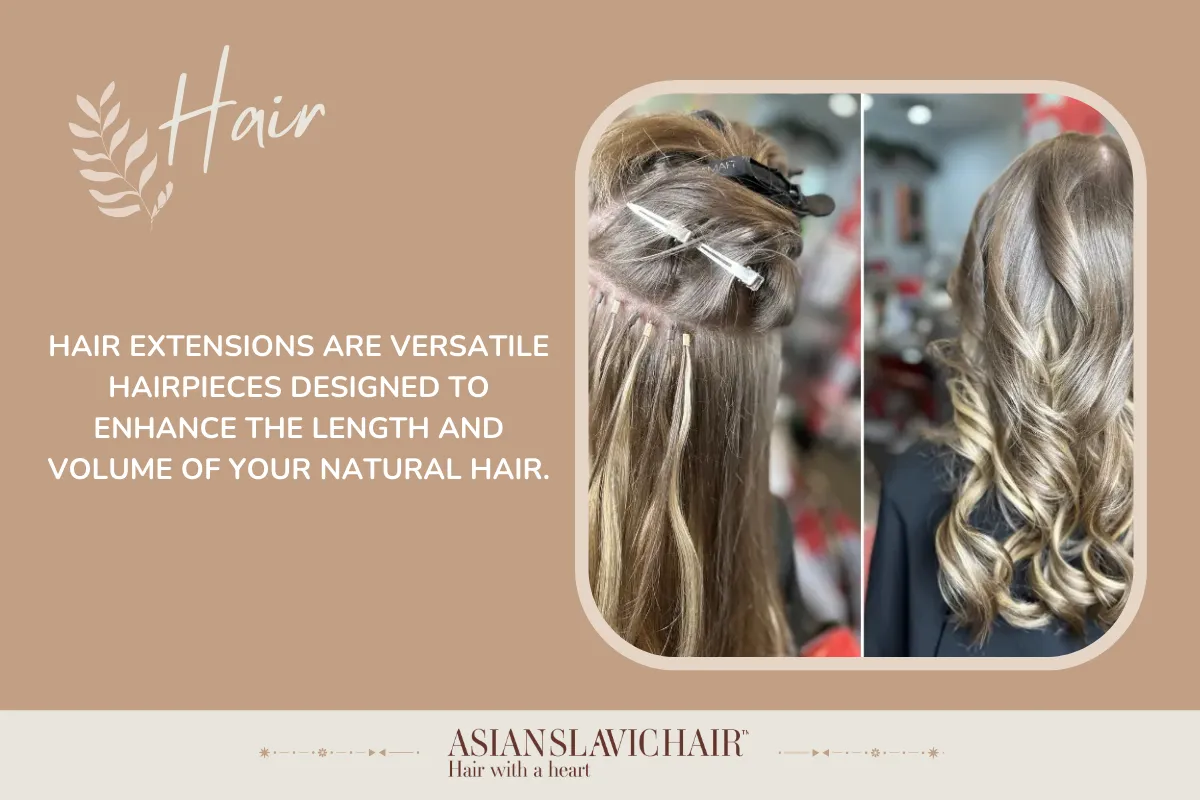 Hair extensions are versatile hairpieces designed to enhance the length and volume of your natural hair.