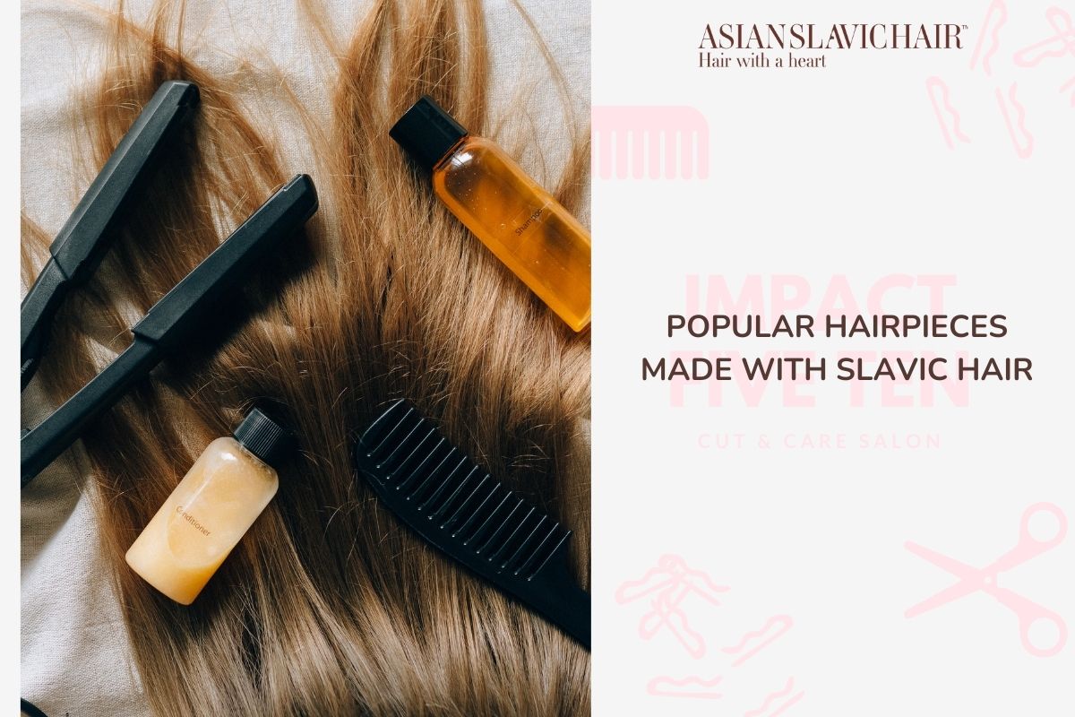 Popular Hairpieces Made with Slavic Hair